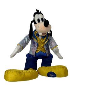 Walt Disney World  Goofy 16in Plush Stuffed Animal 50th Anniversary Celebration